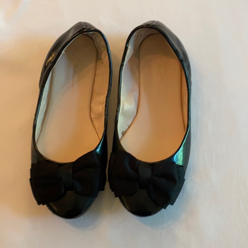 Girls ruby & bloom bow ballet flats sz 11-1/2